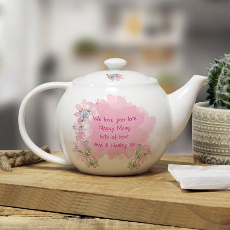 Personalised Me to You Lovely As A Flower Teapot Extra Image 1